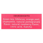 Stash Pomegranate Raspberry Green Tea with Matcha (Pack of 6 - 18 Tea Bags Each)