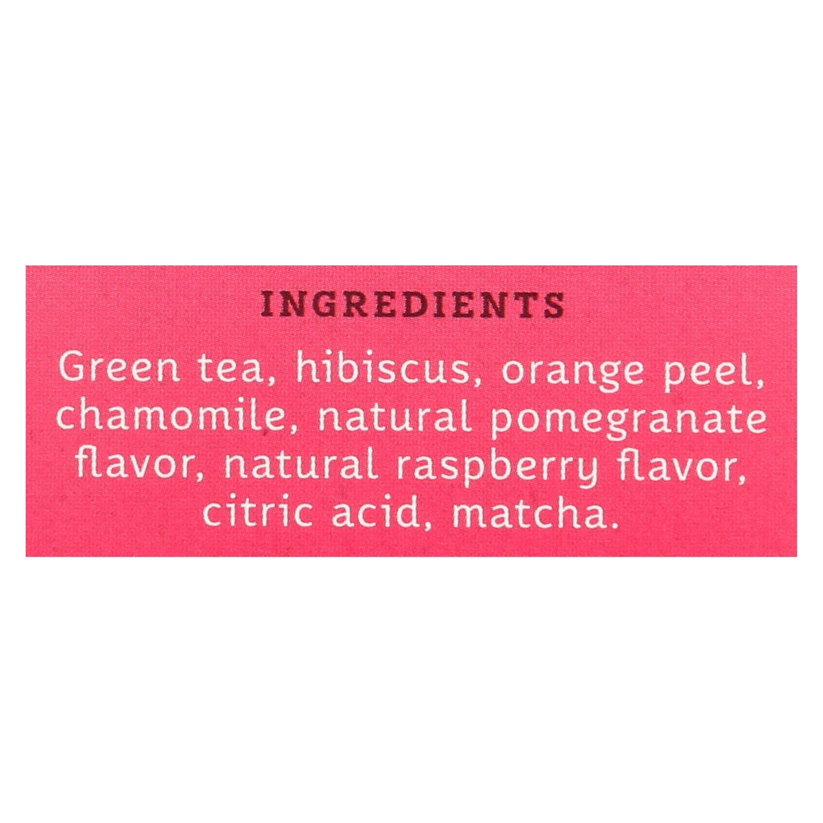 Stash Pomegranate Raspberry Green Tea with Matcha (Pack of 6 - 18 Tea Bags Each)