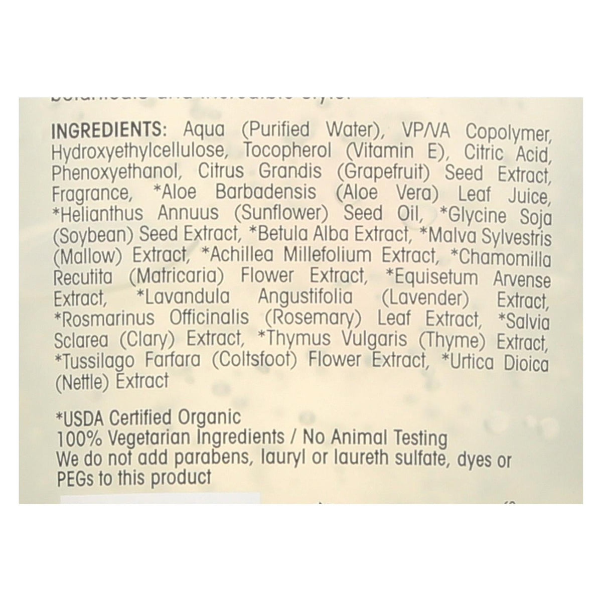 Giovanni L.A. Natural Styling Gel, Strong Hold, 6.8 fl oz