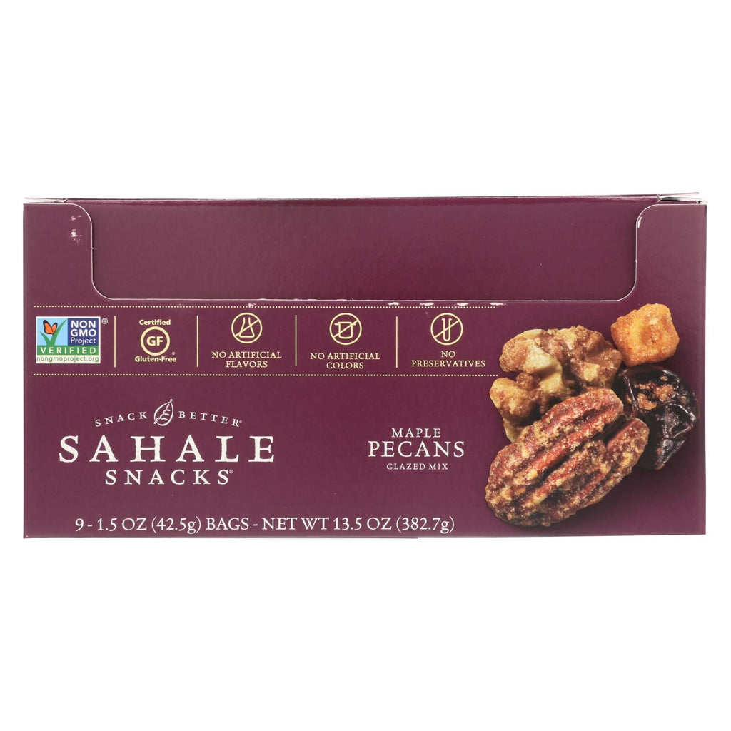 Sahale Snacks Maple Pecan Glazed Mix (Pack of 9 - 1.5 Oz.)