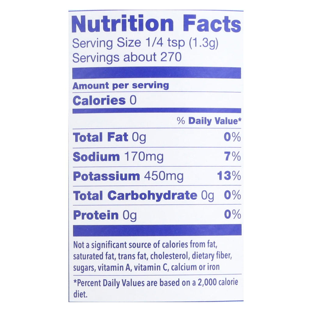 Losalt Reduced Sodium Salt, 12.35 oz (Case of 6)