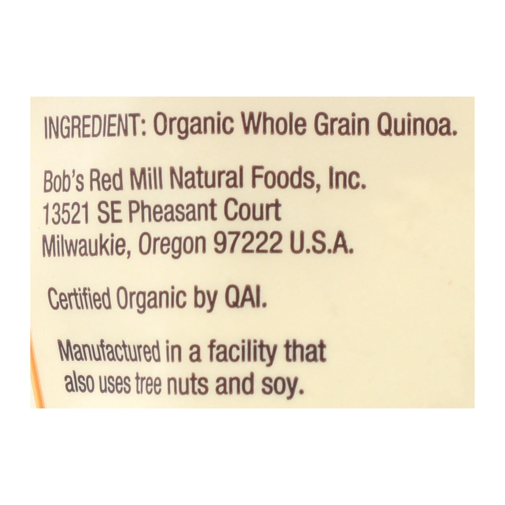 Bob's Red Mill Organic Whole Grain, 18 oz (Case of 4)