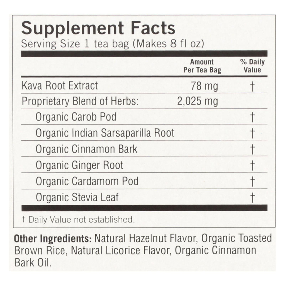 Yogi Kava Stress Relief Herbal Tea, Caffeine Free, 16 ct (Case of 6)
