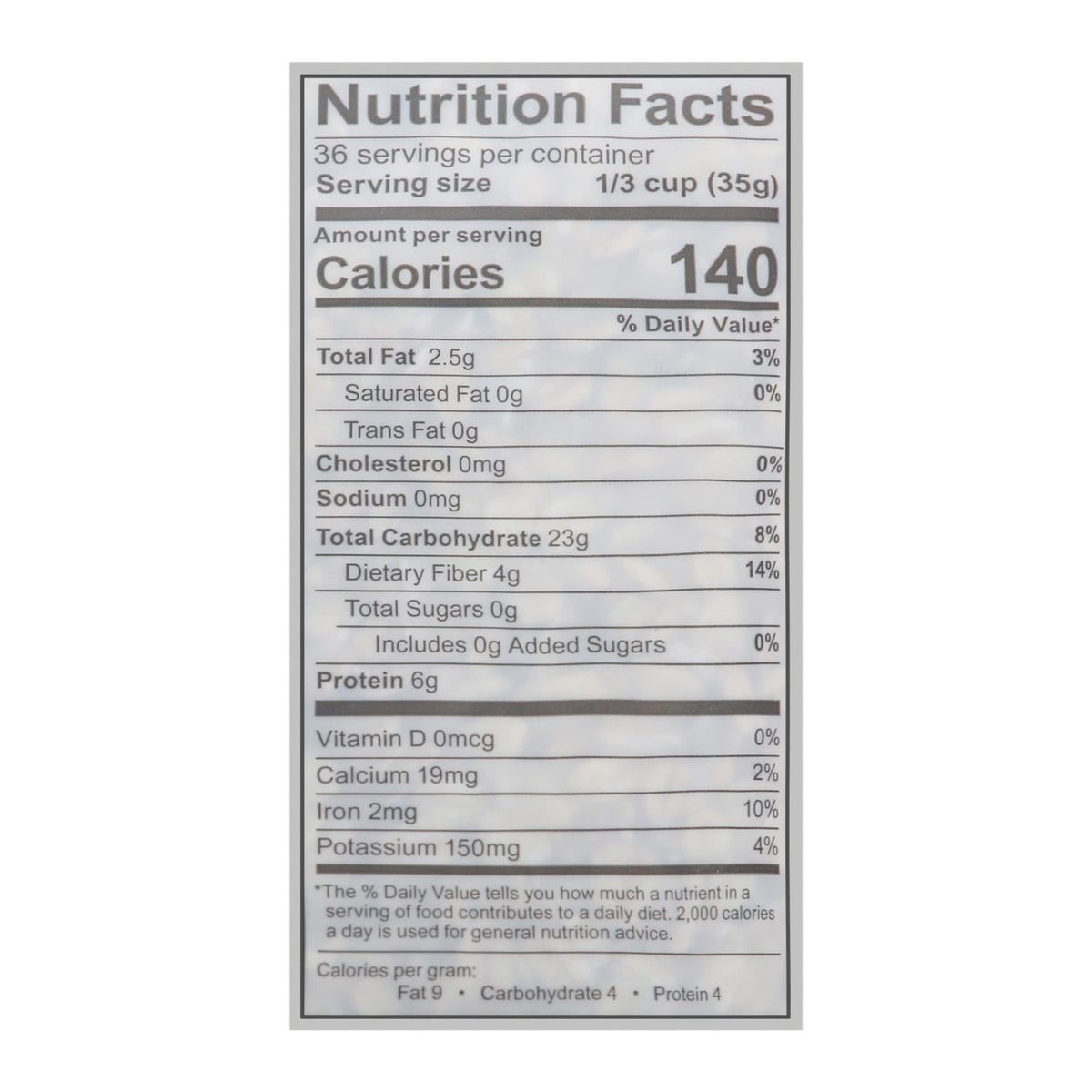 One Degree Organic Foods Sprouted Rolled Oats, 45 oz (Case of 4)