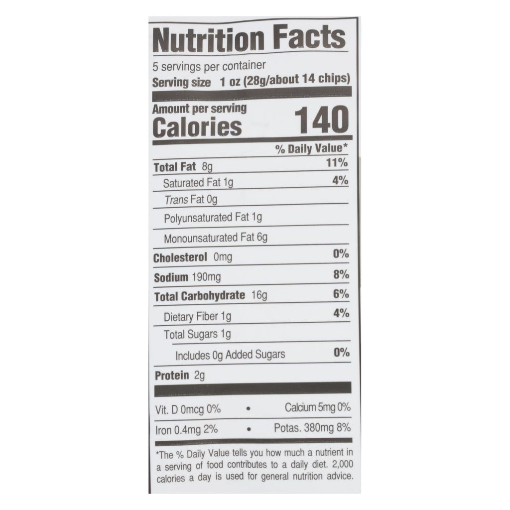 Boulder Canyon Kettle Chips Malt Vinegar and Sea Salt (Pack of 12 - 5 Oz.)