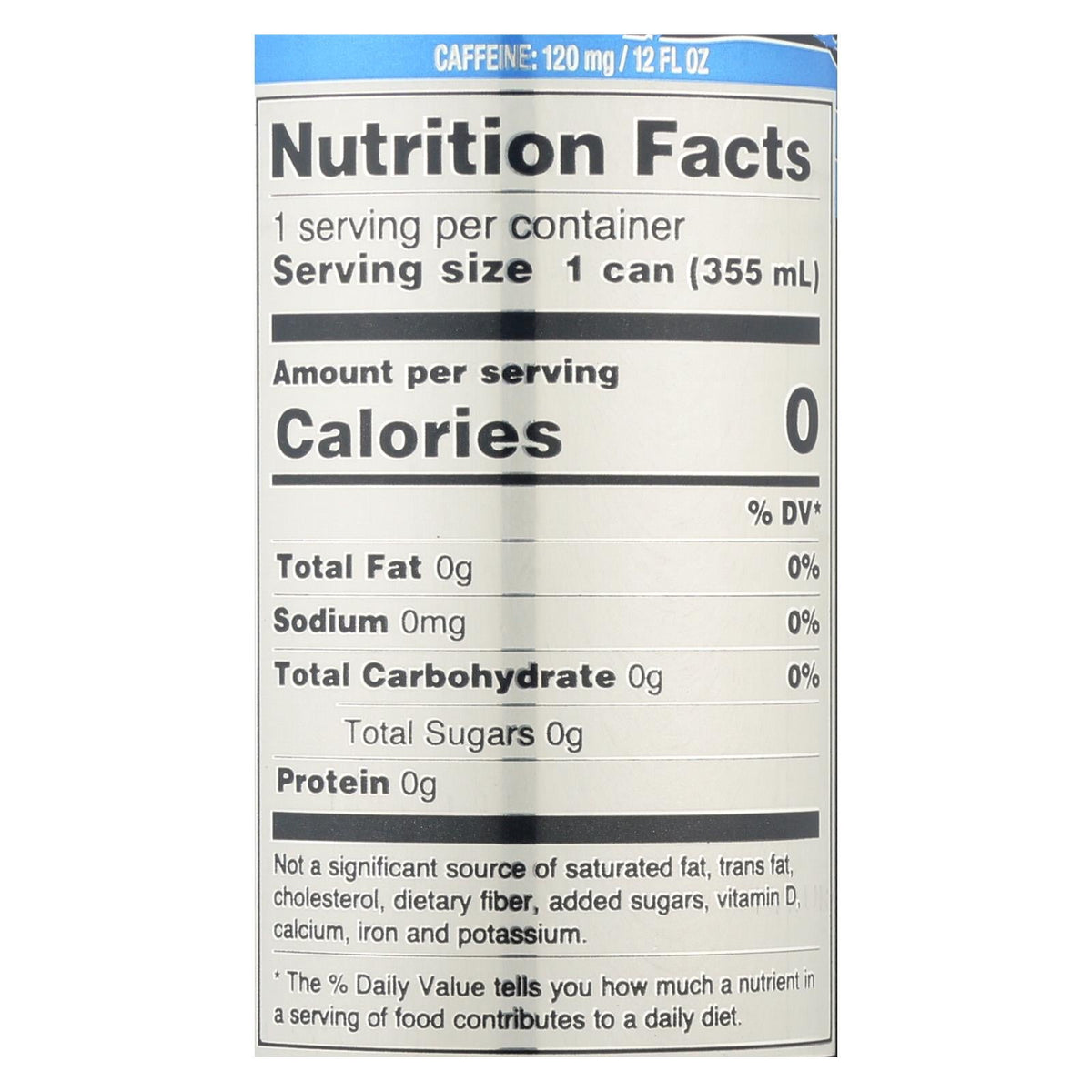 Zevia Zero Calorie Cola Energy Drink, 12 fl oz (Case of 12)