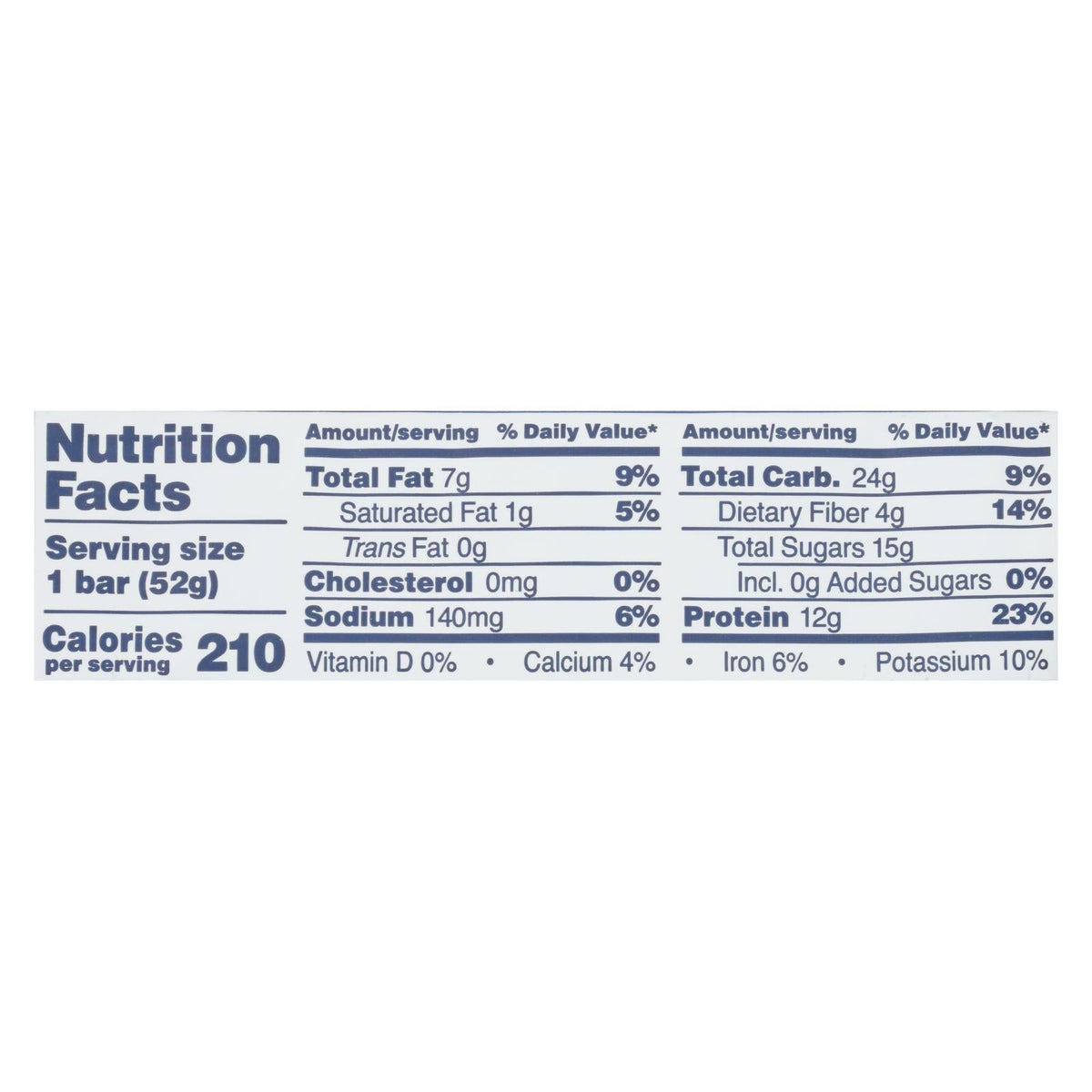 RXBAR Blueberry Protein Bar, 1.83 oz (Case of 12)
