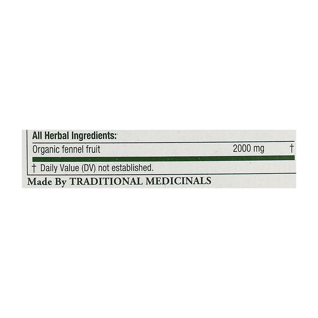 Traditional Medicinals Organic Fennel Herbal Tea, 16 ct (Case of 6)