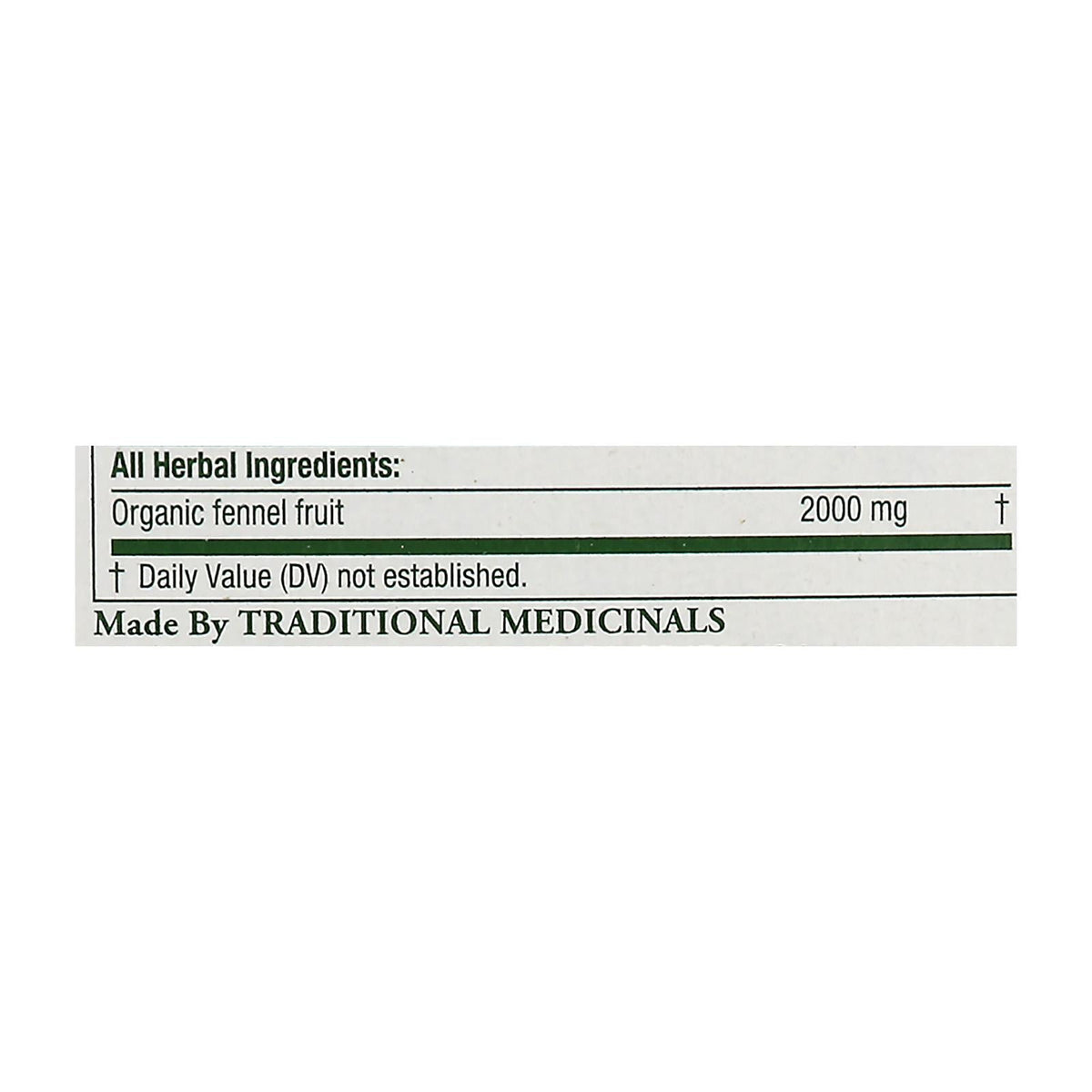 Traditional Medicinals Organic Fennel Herbal Tea, 16 ct (Case of 6)