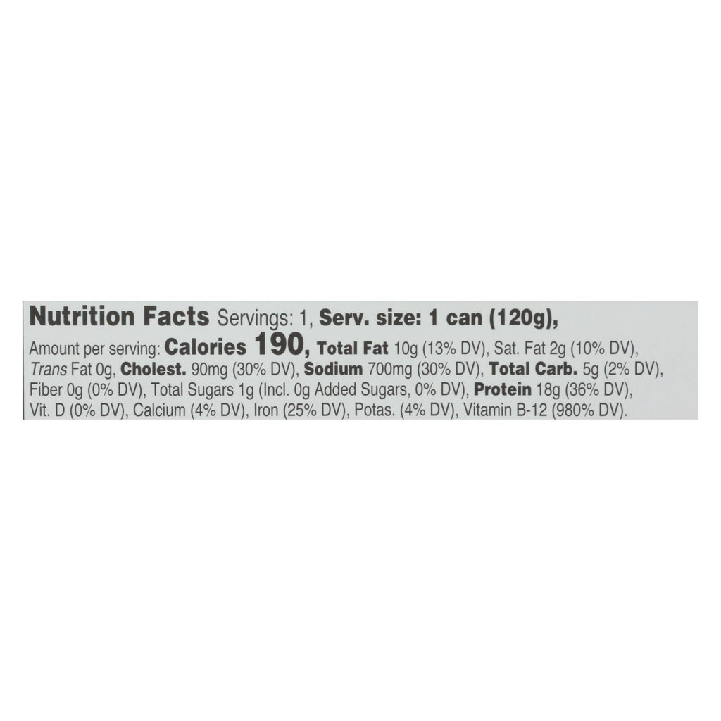 Patagonia Provisions Lemon Herb Mussels, 4.2 oz (Case of 10)