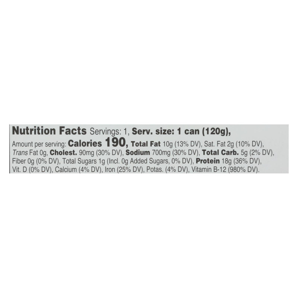 Patagonia Provisions Lemon Herb Mussels, 4.2 oz (Case of 10)