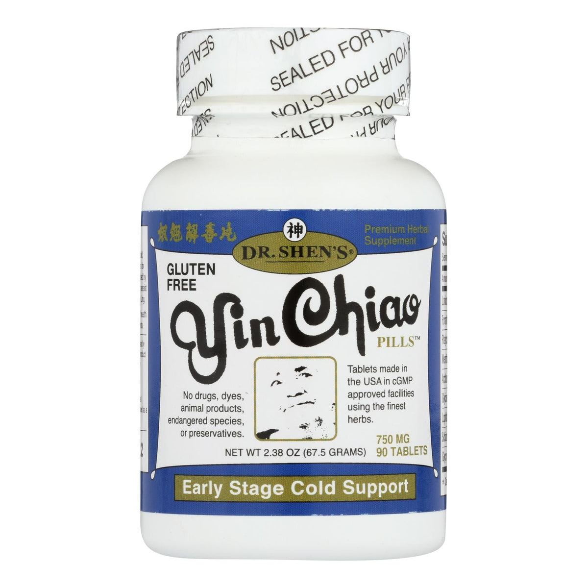 Dr. Shen's Yin Chiao 750 mg, 90 Tablets