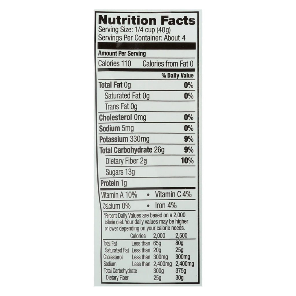 Made in Nature Organic Dried Plums, 6 oz (Case of 6)