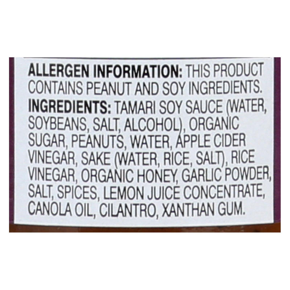 San-J Thai Peanut Cooking Sauce, 10 fl oz (Case of 6)