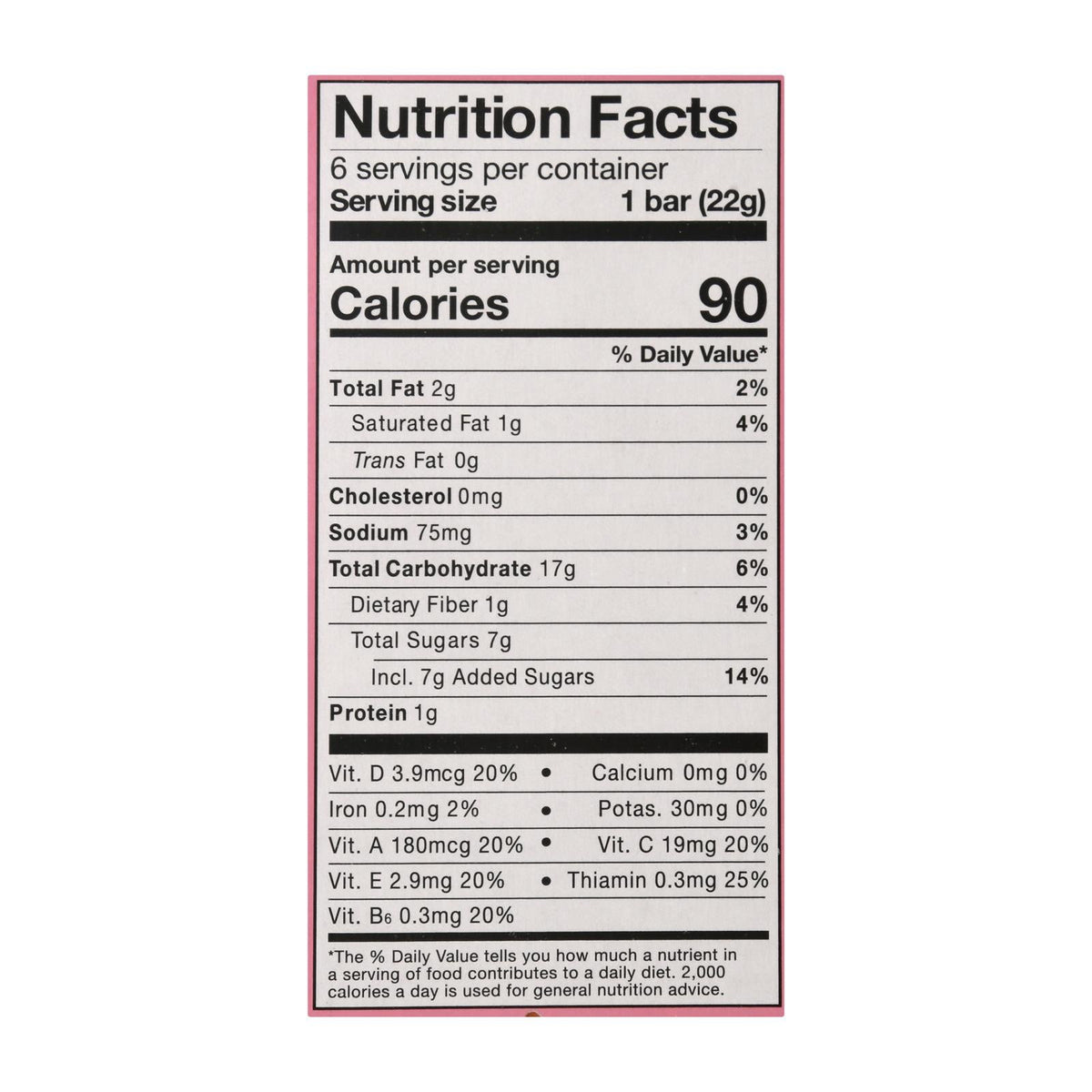 MadeGood Strawberry Crispy Squares, 4.68 oz (Case of 6)