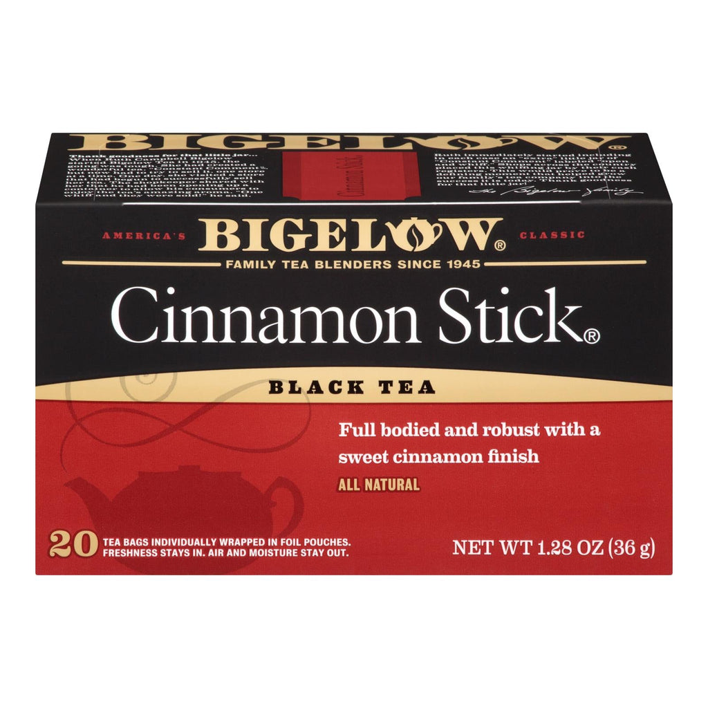 Bigelow Tea Cinnamon Stick Black Tea (Pack of 6 - 20 Bags)