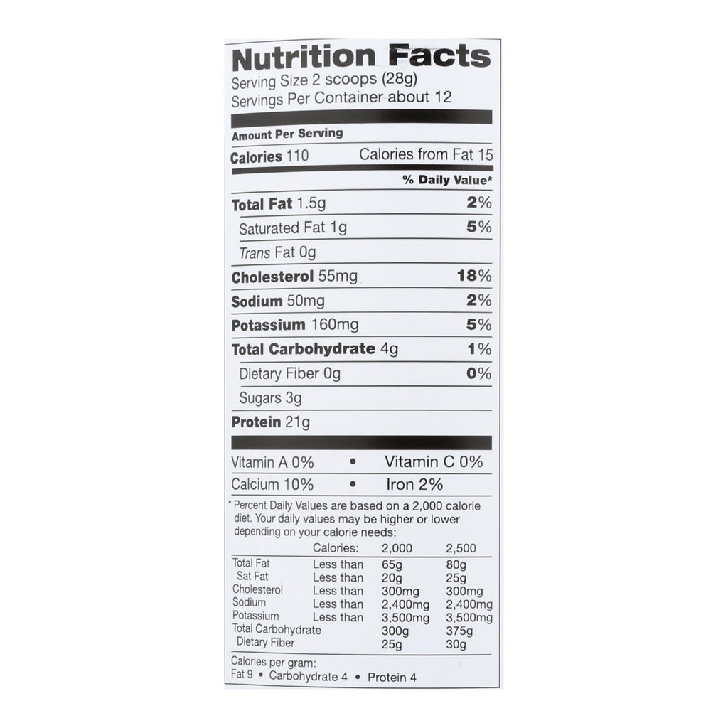 Tera's Whey Protein Powder, Bourbon Vanilla, 12 oz