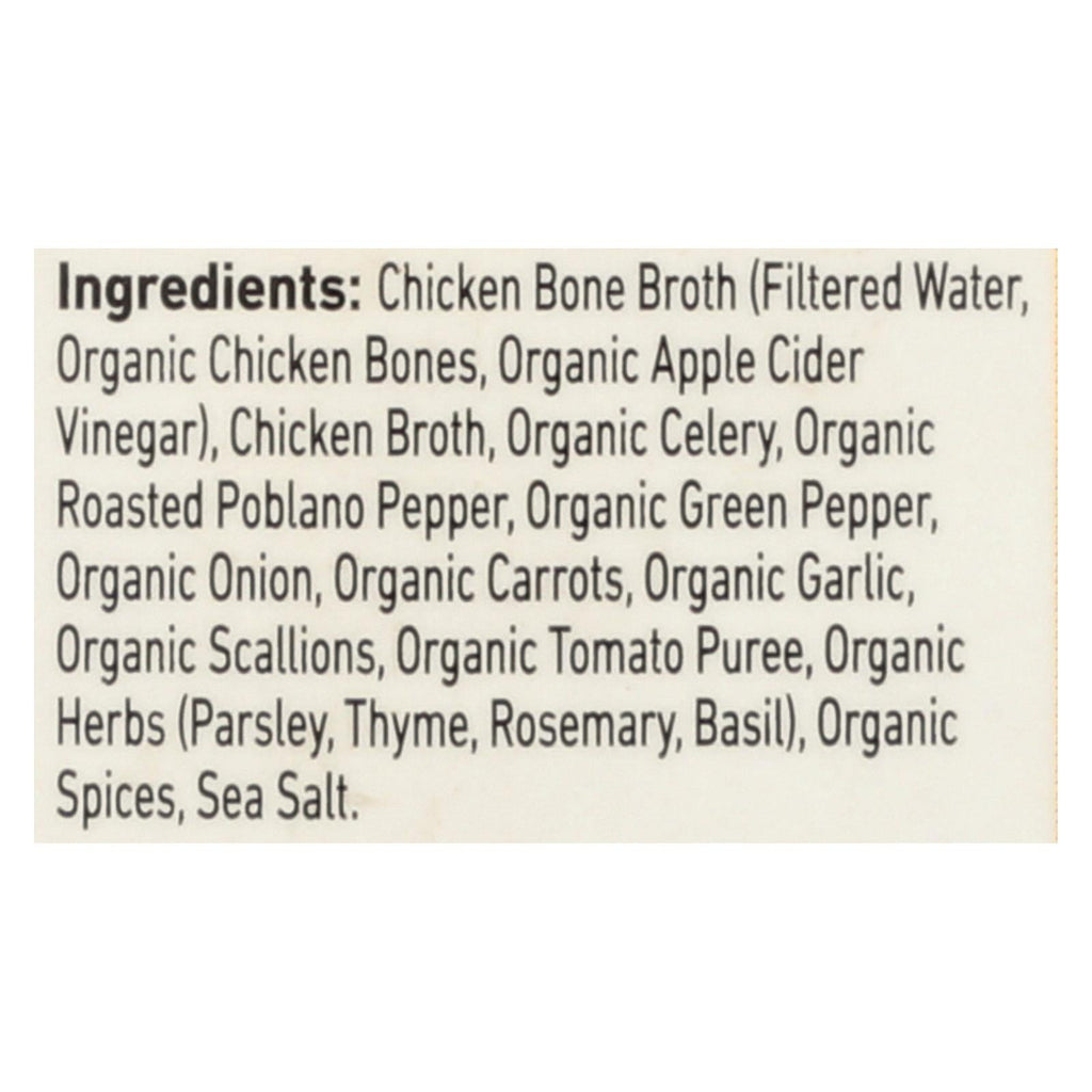 Kettle & Fire Chicken Bone Broth, 16.9 oz (Case of 6)