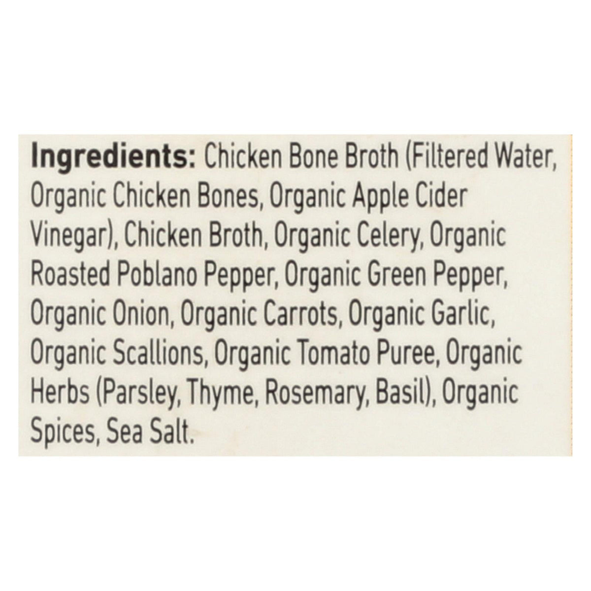 Kettle & Fire Chicken Bone Broth, 16.9 oz (Case of 6)