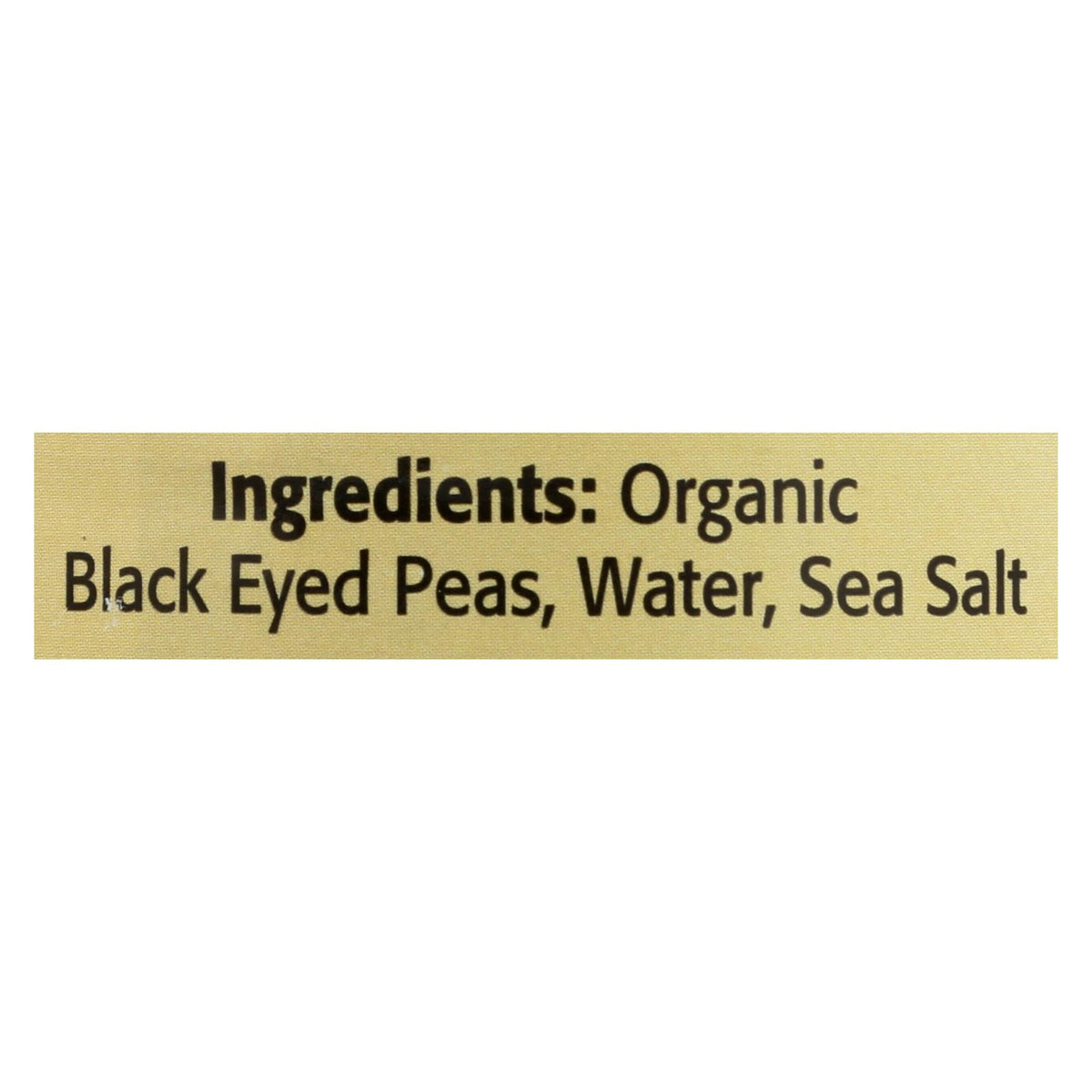 Omena Organics Black-Eyed Peas, 15 oz (Case of 12)