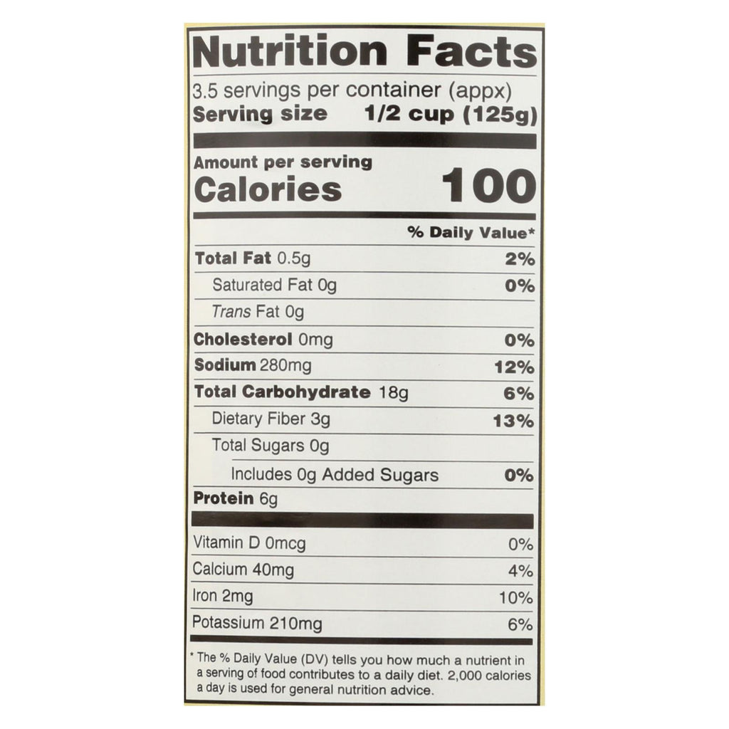 Omena Organics Black-Eyed Peas, 15 oz (Case of 12)