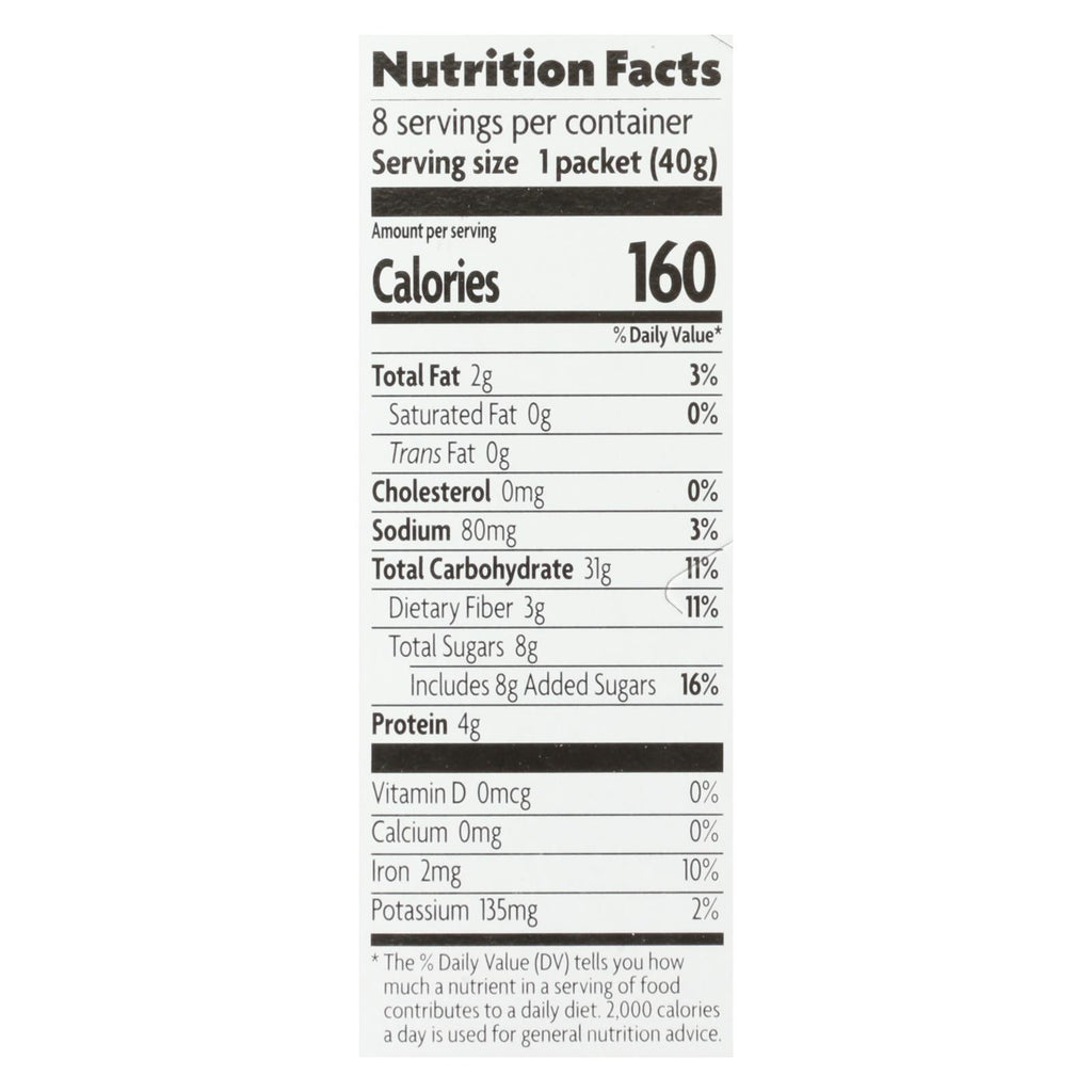 Nature's Path Organic Hot Oatmeal, Brown Sugar Maple, 11.3 oz (Case of 6)