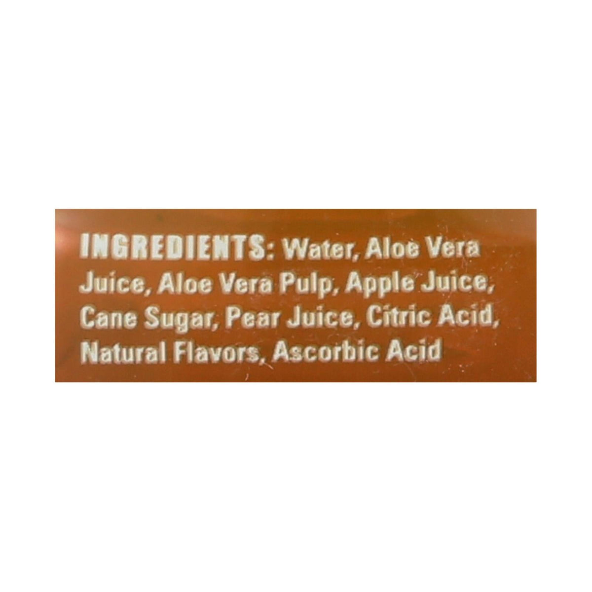 ALO Original Crisp Aloe Vera Juice Drink, Fuji Apple & Pear, 16.9 fl oz (Case of 12)