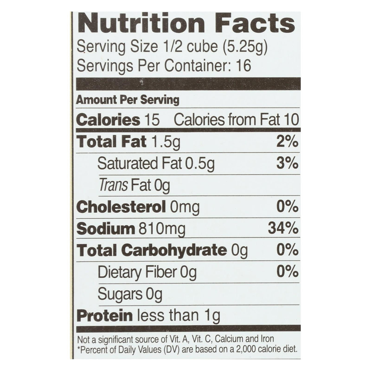 Edward & Sons Not-Chick'n Natural Bouillon Cubes, 2.5 oz (Case of 12)