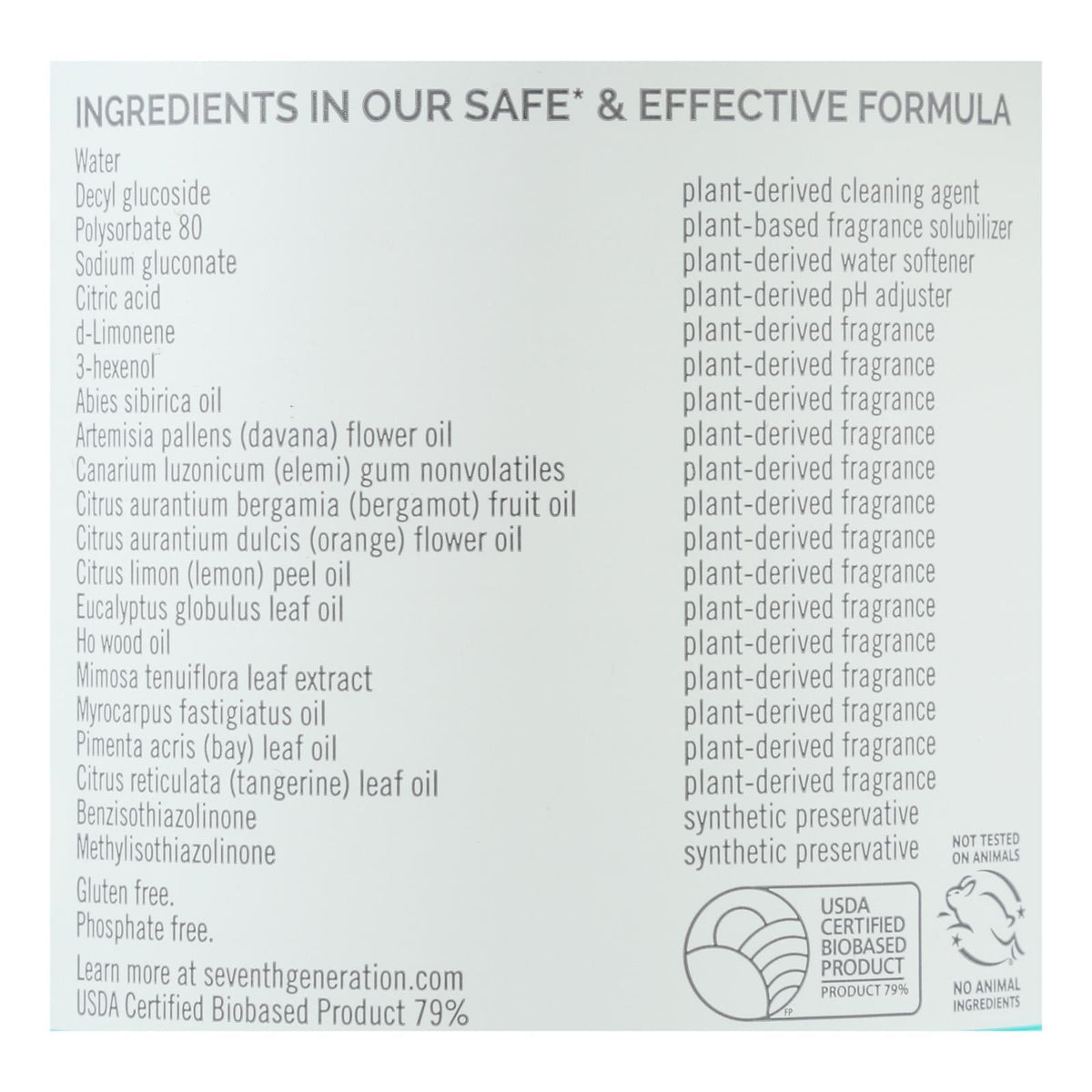 Seventh Generation Glass Cleaner (Pack of 8) - 23 Fl Oz.