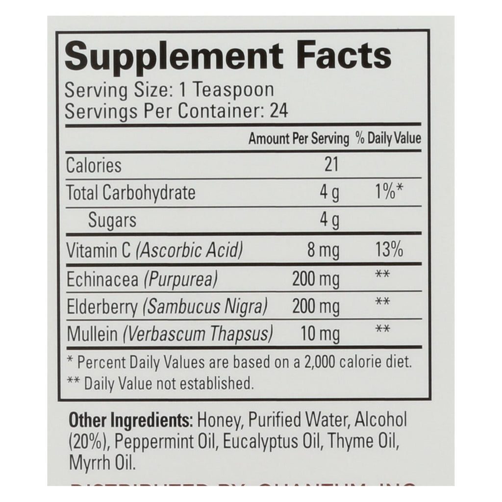 Quantum Health Elderberry Syrup, 4 fl oz