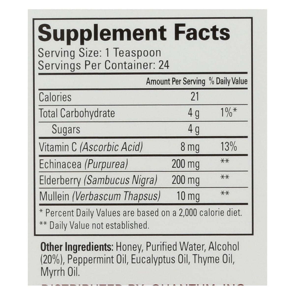 Quantum Health Elderberry Syrup, 4 fl oz