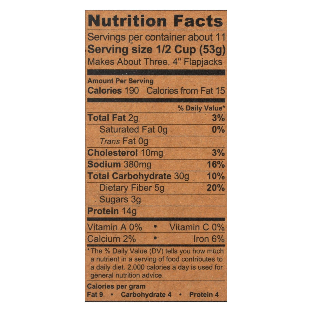 Kodiak Cakes Power Cakes Flapjack & Waffle Mix, 20 oz (Case of 6)