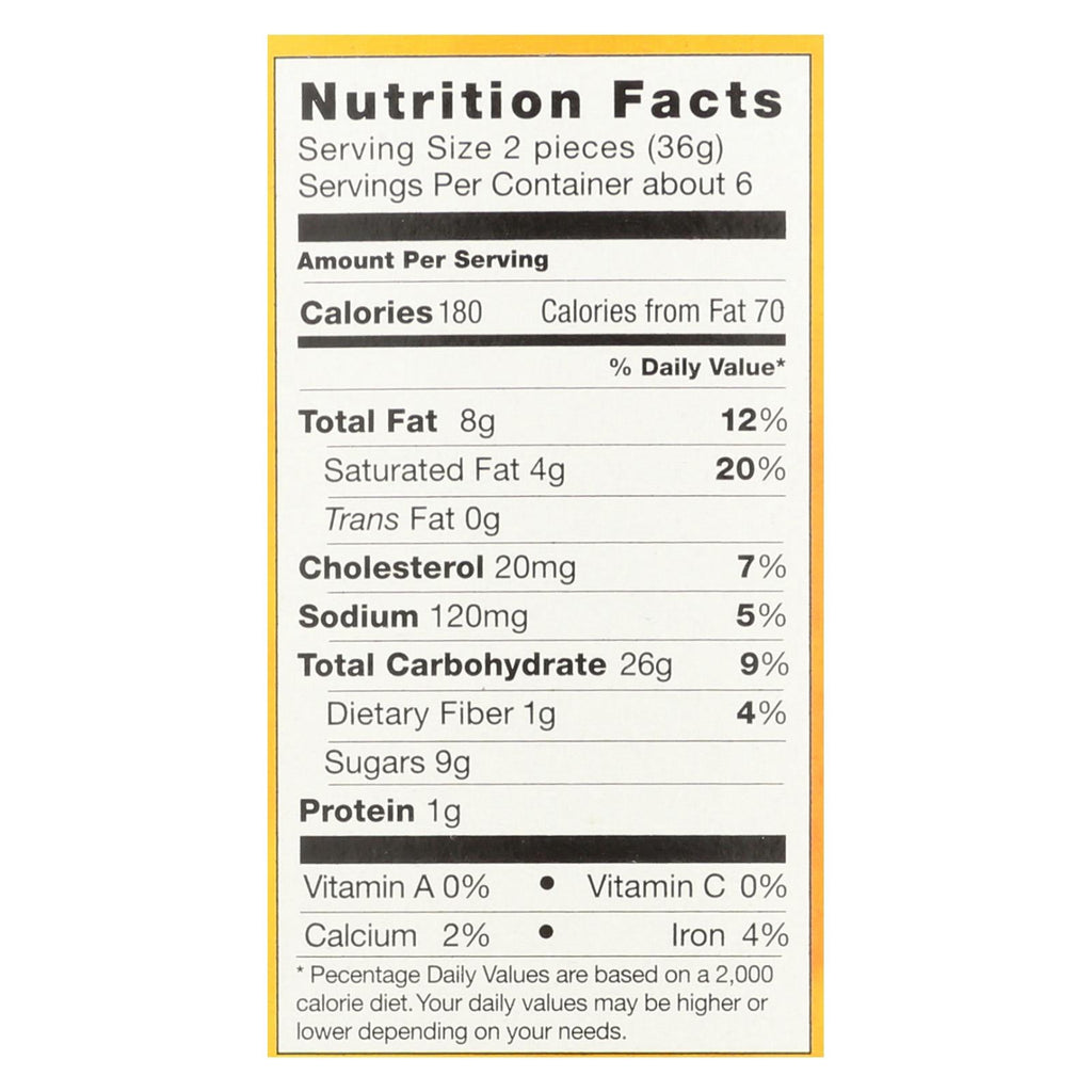 Pamela's Graham Style Crackers with Honey, 7.5 oz (Case of 6)