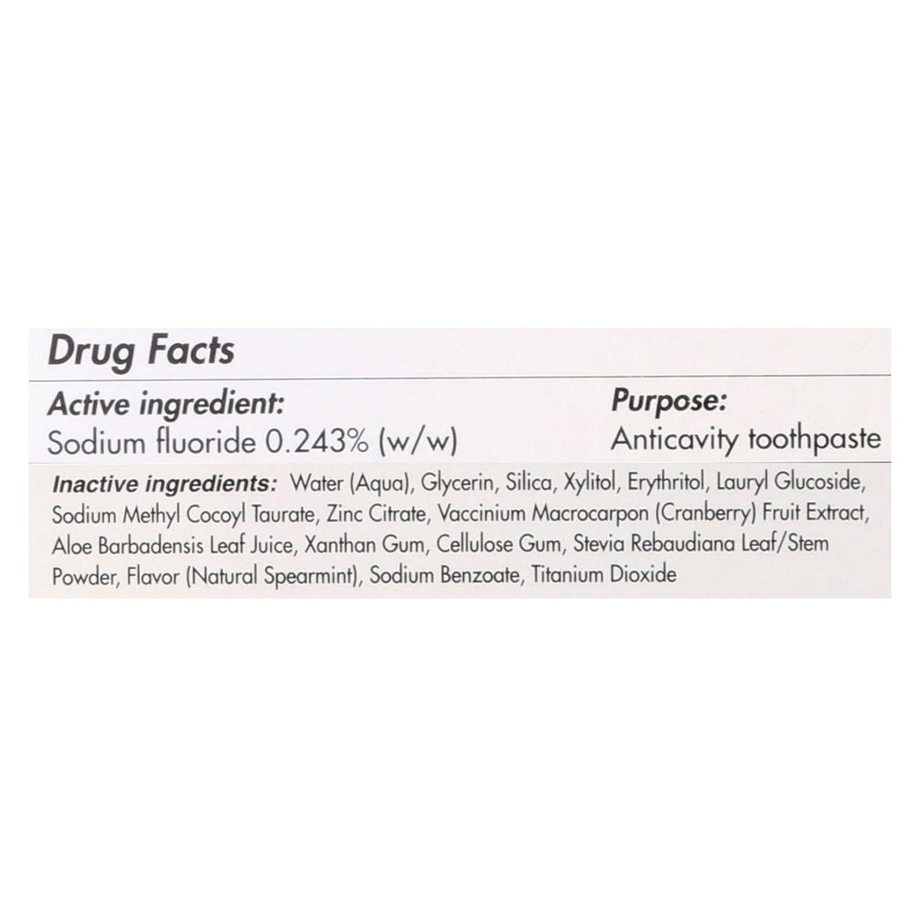 Spry Spearmint Fluoride Toothpaste, 5 oz