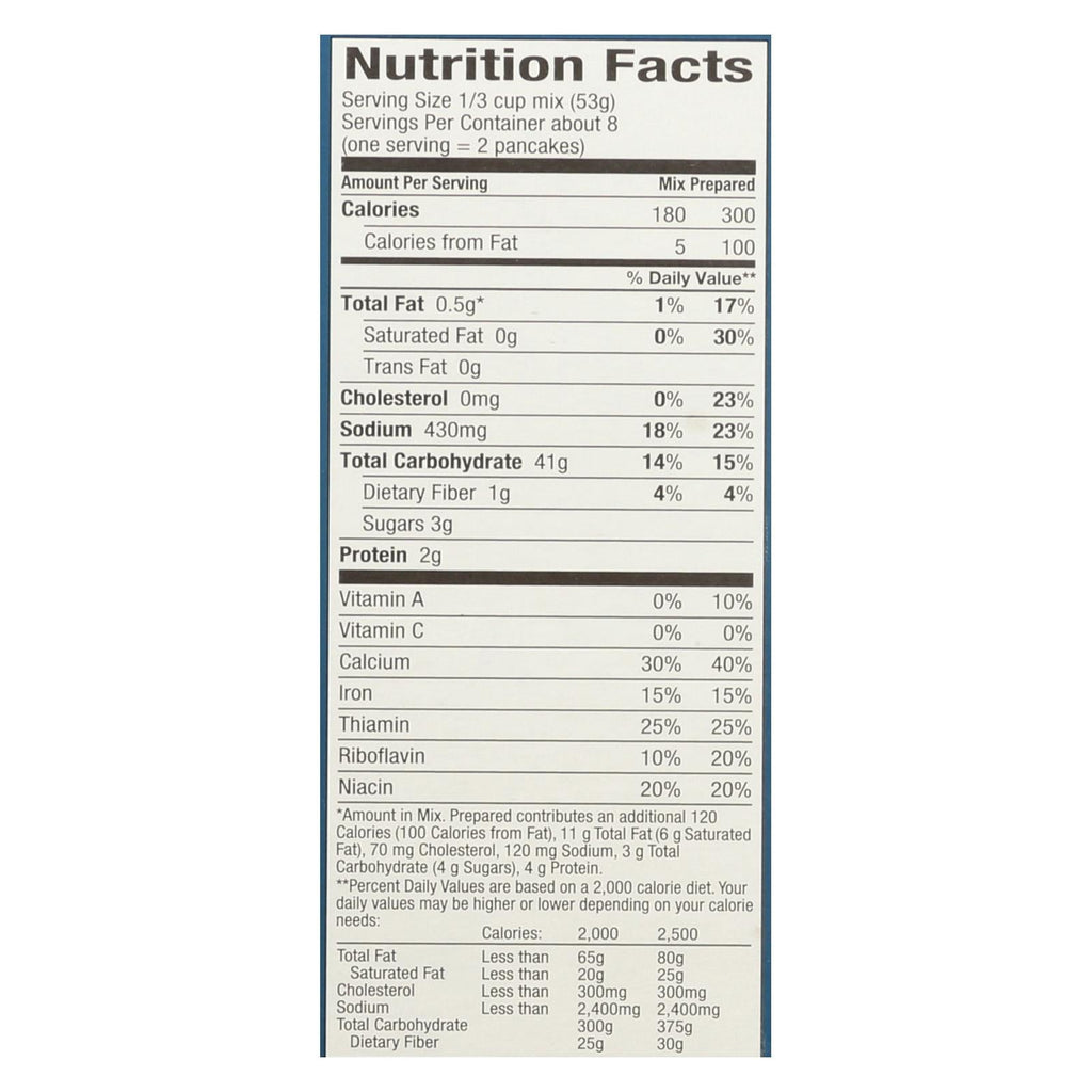 King Arthur Pancake Mix, 15 oz (Case of 6)