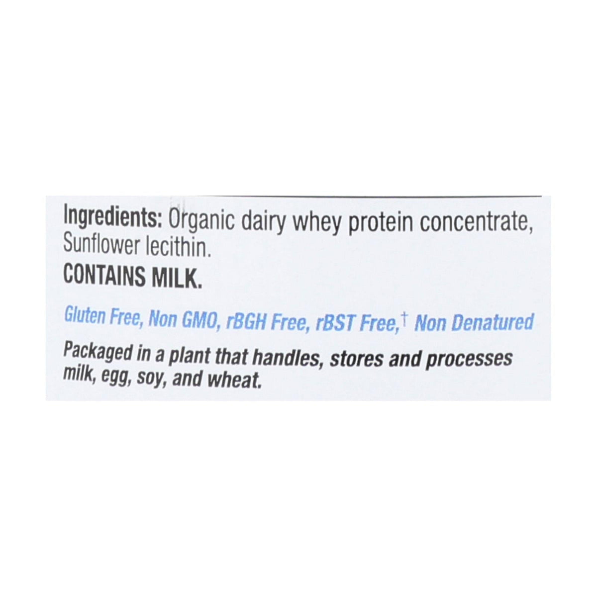 Organic Plain Unsweetened Teras Whey Protein Powder (Pack of 12 Oz.)