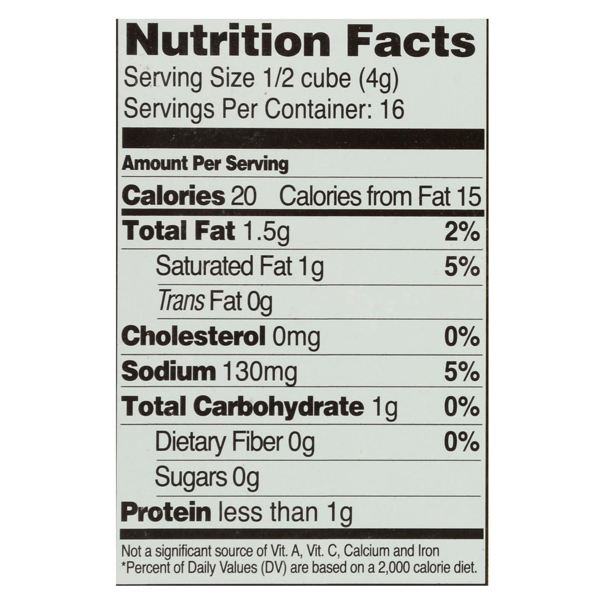 Edward & Sons Low Sodium Veggie Natural Bouillon Cubes, 2.2 oz (Case of 12)