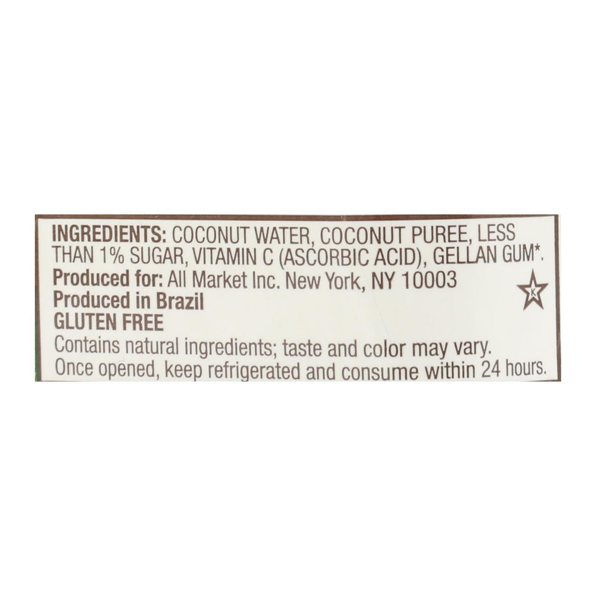 Vita Coco Coconut Water, 16.9 fl oz (Case of 12)