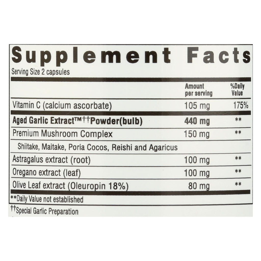 Kyolic Aged Garlic Extract Formula 103, 100 Capsules