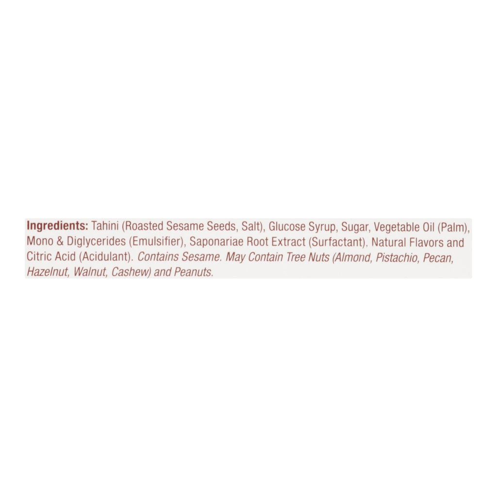 Mighty Sesame Co Tahini Bar Vanilla, Case of 8 - 6/3.8 Oz