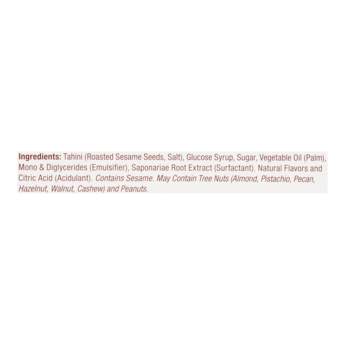 Mighty Sesame Co Tahini Bar Vanilla, Case of 8 - 6/3.8 Oz