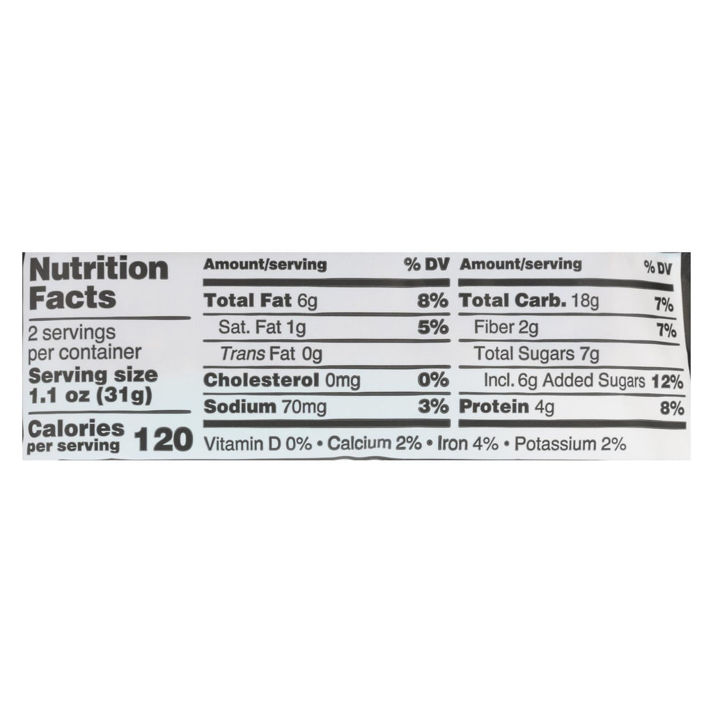 Kate's Real Food Stash Peanut Butter Hemp & Flax Bar, 2.2 oz (Case of 12)
