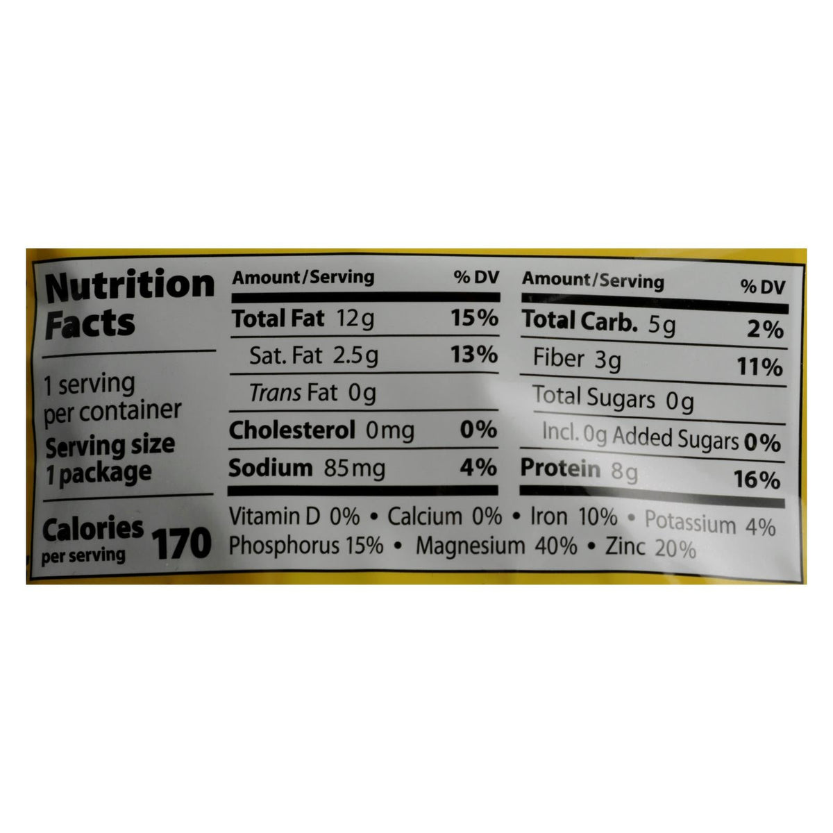 Eden Foods Organic Pocket Snacks Dry Roasted & Salted Pumpkin Seeds, 1 oz (Case of 12)