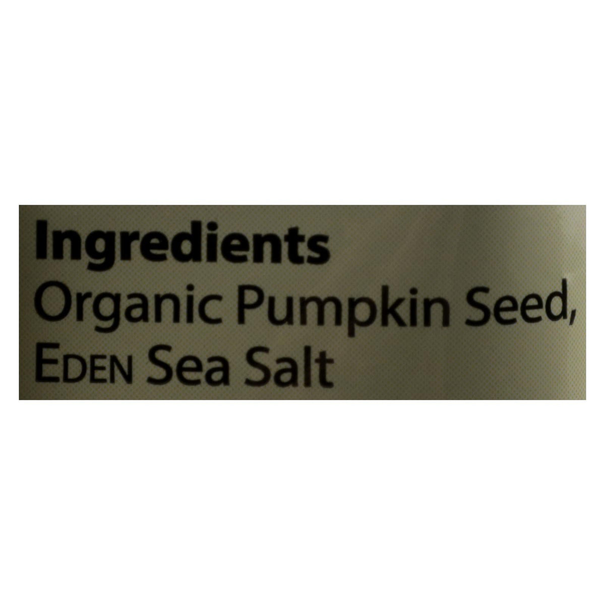 Eden Foods Organic Pocket Snacks Dry Roasted & Salted Pumpkin Seeds, 1 oz (Case of 12)