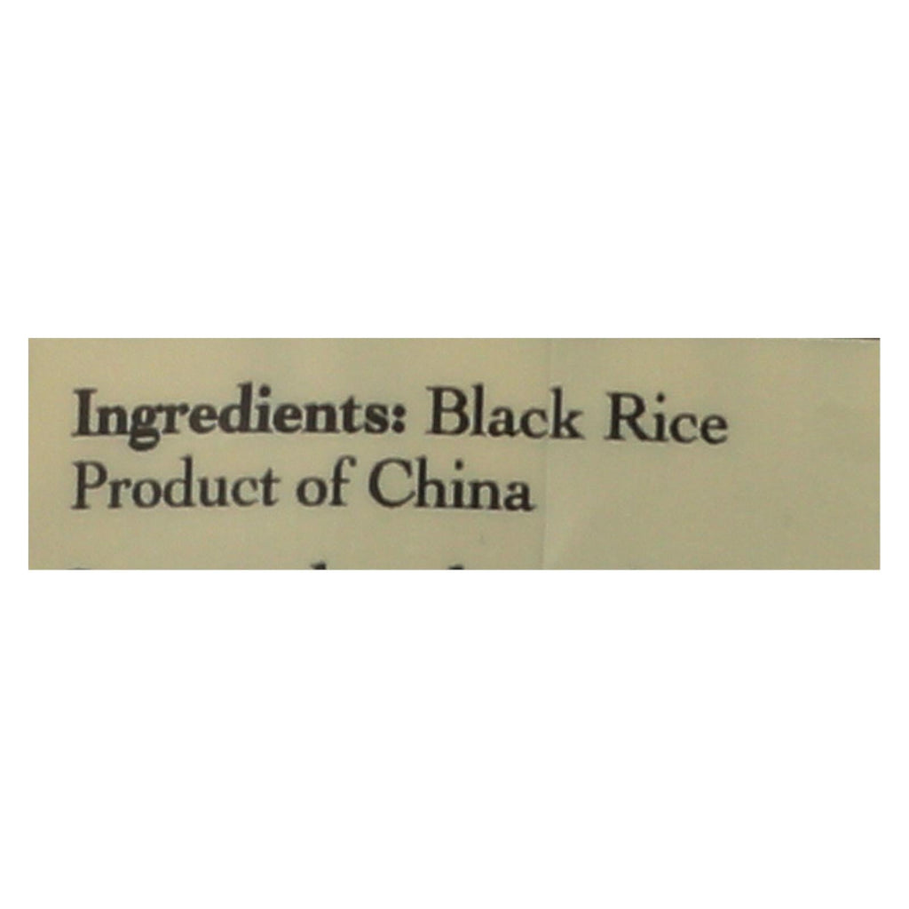 Lotus Foods Heirloom Forbidden Black Rice, 15 oz (Case of 6)