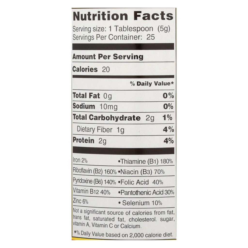 Bragg Premium Nutritional Yeast Seasoning, 4.5 oz (Case of 12)