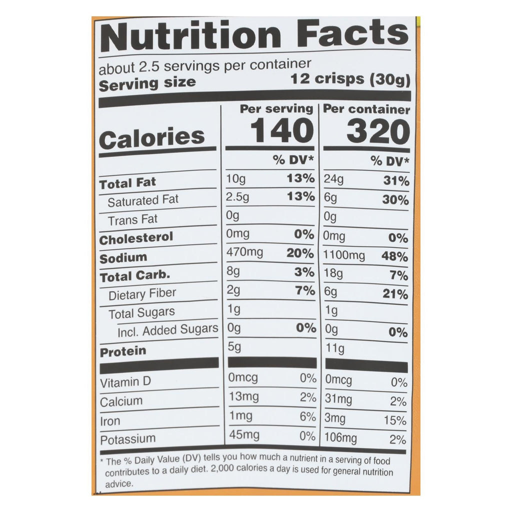 Hippie Snacks Avocado Crisps Sea Salt (Pack of 8 - 2.5 Oz.)