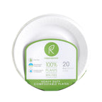 Repurpose Compostable Bagasse Plates, 20 ct (Case of 24)
