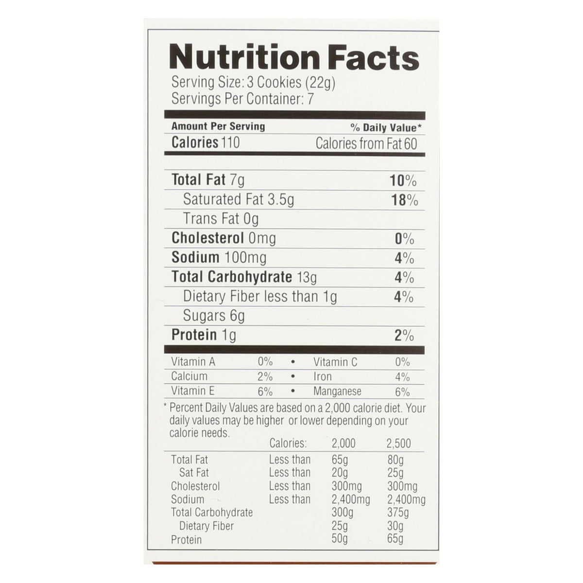 Simple Mills Cookies - Crunchy Chocolate Chip (Pack of 6) - 5.5 Oz.