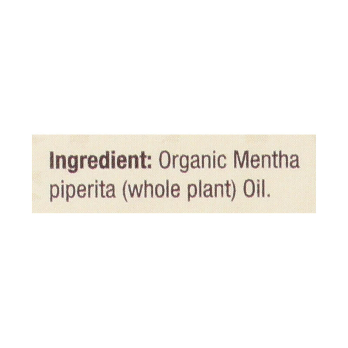 Nature's Answer Organic Peppermint Essential Oil, 0.5 oz